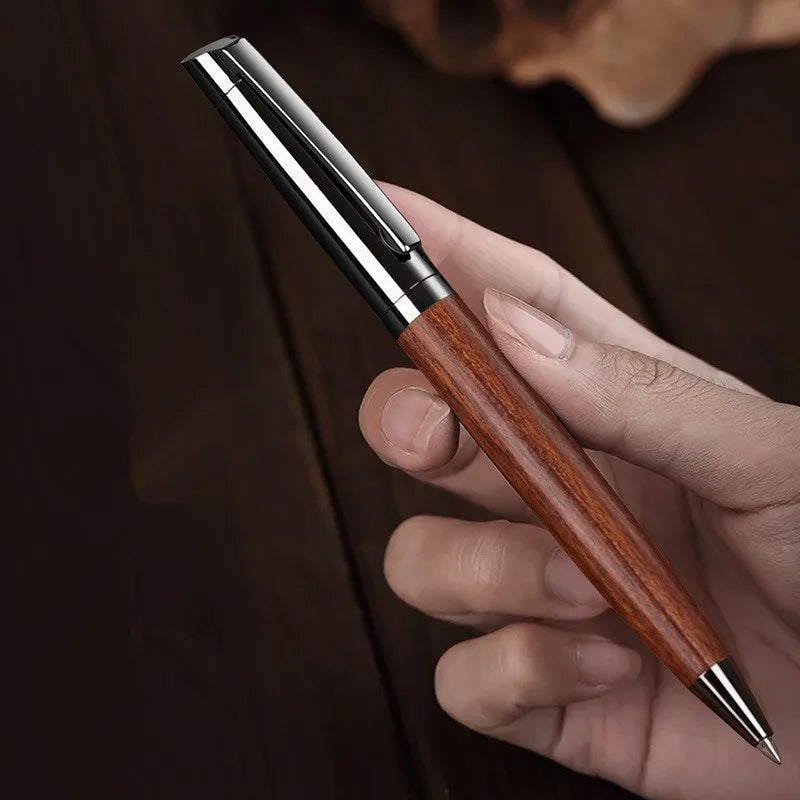 Luxury quality Wooden Metal Ballpoint Pen Medium Nib Use Business office School office stationery