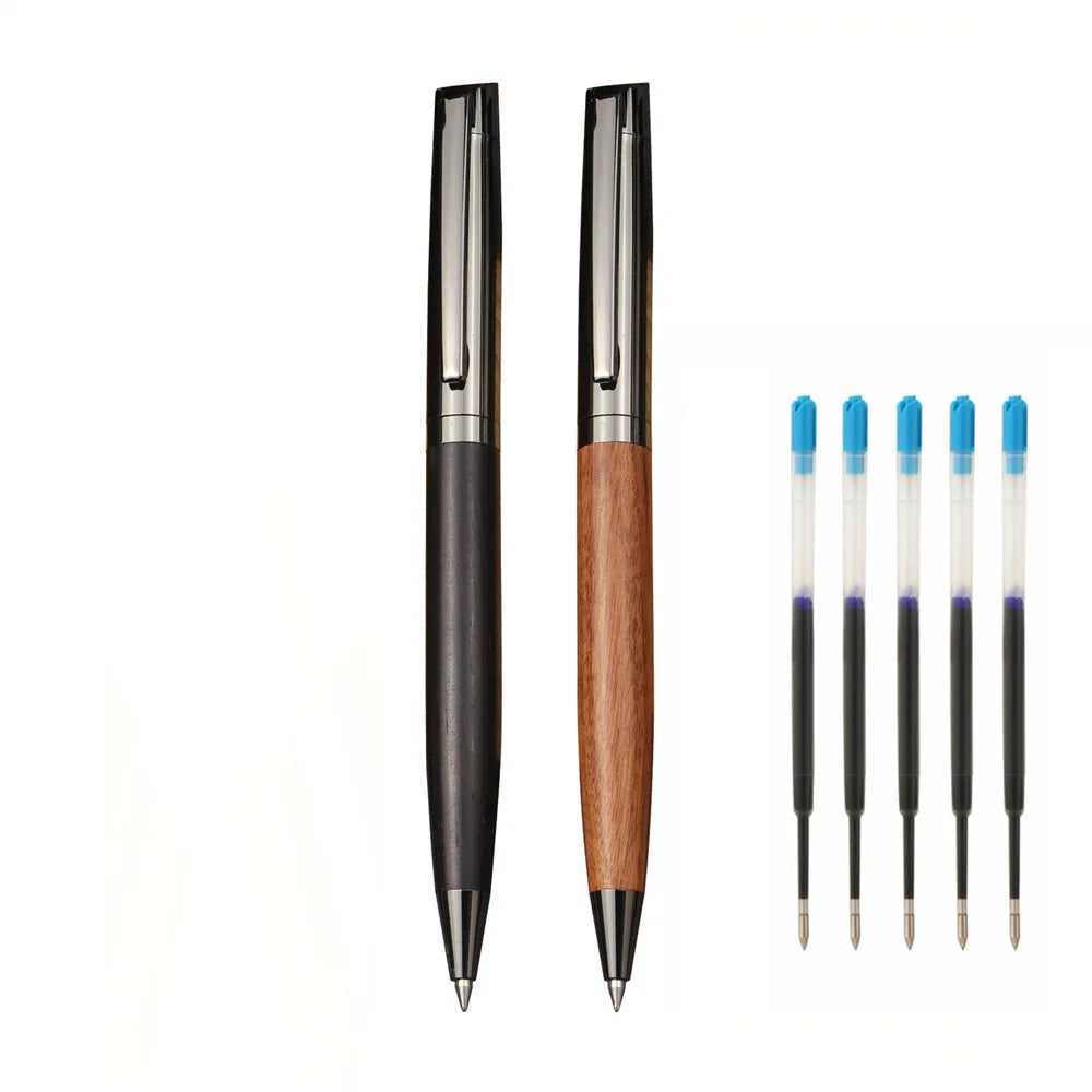 Luxury quality Wooden Metal Ballpoint Pen  Medium Nib  Use Business office School office stationery