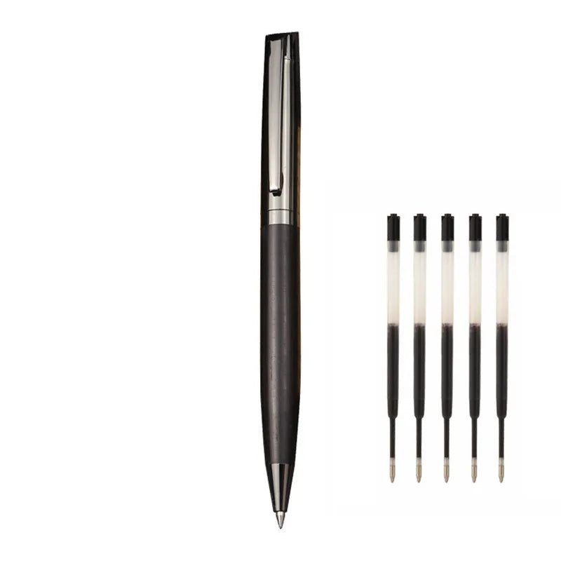 Luxury quality Wooden Metal Ballpoint Pen  Medium Nib  Use Business office School office stationery